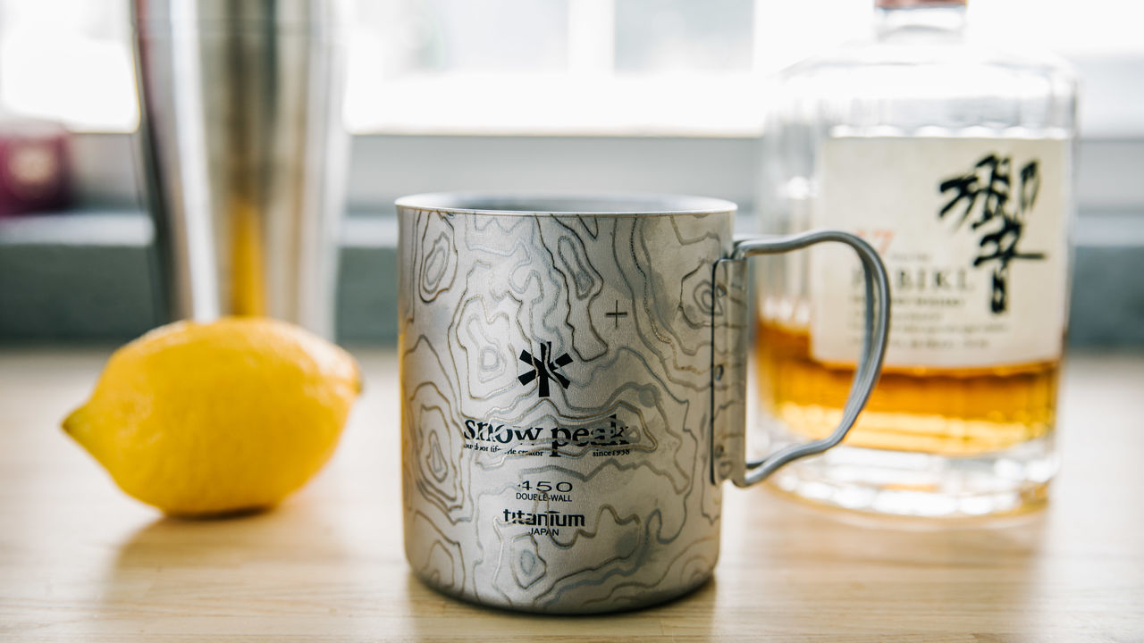 Snow Peak Titanium 2 Wall H450 Folding Mug | Triple Aught Design